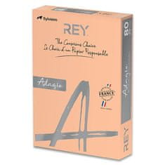 Rey Barvni papir Adagio pastel, 500 listov, losos