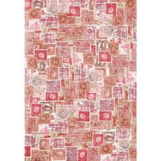 DecoMaché papir 27 g poštne znamke 26 x 37,5 cm