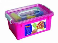 JOVI prstne barve BOX (6x125ml, 4 šablone, 4 gumbi za barvanje, 1 penasti valjček, blazinica)