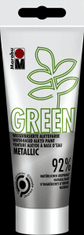 Marabu zelena alkidna barva - srebrna 100 ml