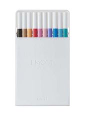 UNI EMOTT komplet tankih svinčnikov 10 kosov - pastelne barve