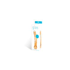 Glas - oranžni Tickler s Dildo s Dildo