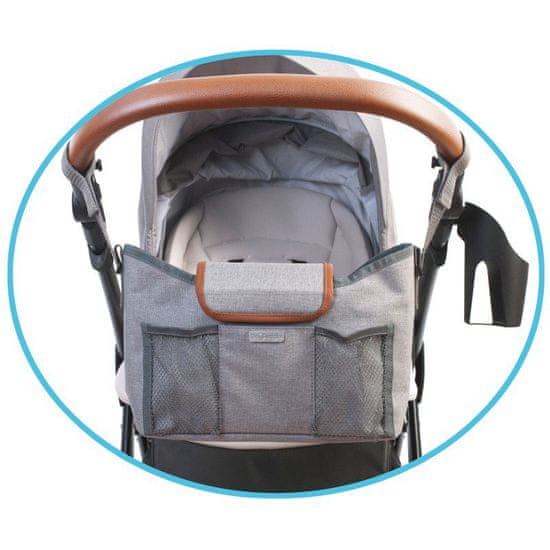 Bo Jungle organizator B-STROLLER Grey