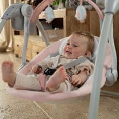 Bo Jungle gugalnica B-Dolphy Grey/Pink