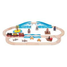 Bigjigs Rail Leseni vlak Pirati