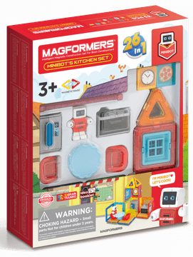 Magformers MINI robot v kuhinji 33 kosov