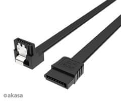 Akasa - Proslim kabel SATA 90° - 100 cm