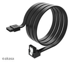 Akasa - Proslim kabel SATA 90° - 100 cm