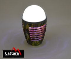 Cattara LED svetilka PEAR ARMY za polnjenje + lovilec žuželk