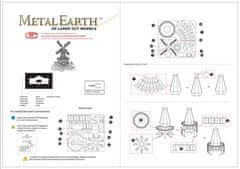 Metal Earth 3D sestavljanka Vetrni mlin