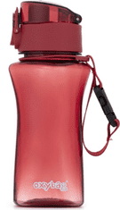 Oxybag Steklenica za pitje Tritan rdeča 400 ml