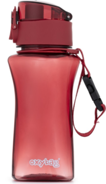 Oxybag Steklenica za pitje Tritan rdeča 400 ml