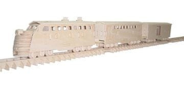 Lesena igrača, WCK 3D sestavljanka Vlak