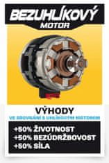 PowerPlus Akumulatorski vrtalnik POWX00850 z udarnim gonilnikom + 78 kosov dodatne opreme