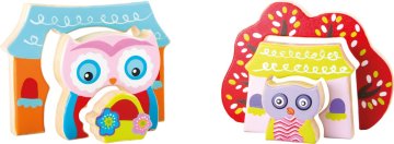 Small foot 3D sestavljanka Sove