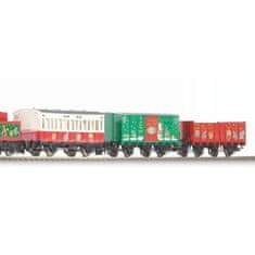 Piko Božični začetni set vlaka s parno lokomotivo in vlačilcem - 57081