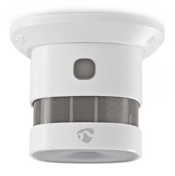 Nedis Pametni detektor dima / Zigbee 3.0/ baterijsko napajanje/ 10 let življenjske dobe/ EN 14604/ Android in iOS/ 85 dB/ bela