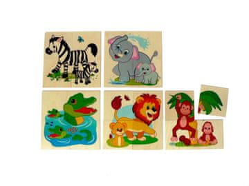 Hess Lesena sestavljanka Jungle Animals