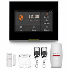 Evolveo Alarmex Pro, pametni brezžični alarm Wi-Fi/GSM, 4,3-palčni barvni zaslon IPS