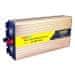 ROGERELE Sinusni pretvornik napetosti REP2000-12, 2000W, 12V, USB priključek