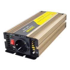 ROGERELE Sinusni pretvornik napetosti REP500-24, 500W, 24V, USB priključek