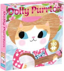 Mudpuppy Puzzle Mačka Dolly Parton 100 kosov