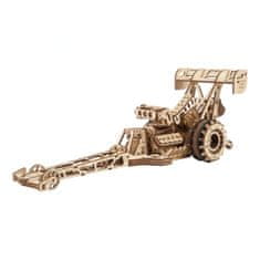 UGEARS 3D lesena mehanska sestavljanka dirkalnik (Dragster)