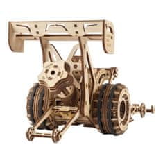 UGEARS 3D lesena mehanska sestavljanka dirkalnik (Dragster)