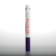 Darwi TEX GLITTER marker za tekstil - Vijolična 6 ml