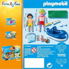 Playmobil PLAYMOBIL Family Fun 70112 Počitnik s plavajočim obročem