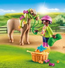 Playmobil Dekle s ponijem