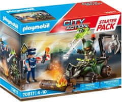 Playmobil PLAYMOBIL City Action 70817 Začetni paket Policija: nevarna vaja