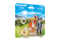 Playmobil PLAYMOBIL Duo Pack 70823 Zdravnik v sili in policistka