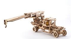 UGEARS 3D lesena mehanska sestavljanka UGM-11 Tovornjak z gasilsko lestvijo