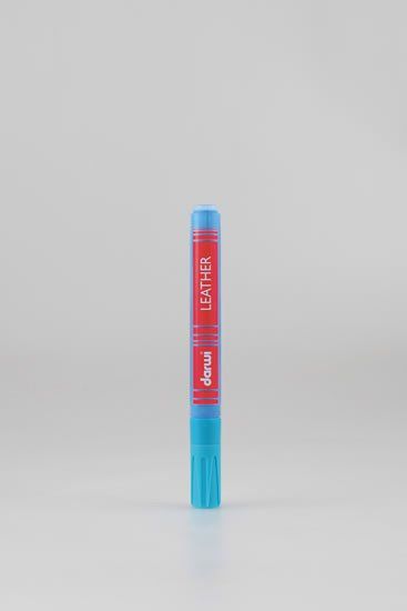 Darwi LEATHER označevalci za usnje in usnje - svetlo modri 6 ml
