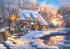 Castorland Winter Cottage Puzzle 500 kosov