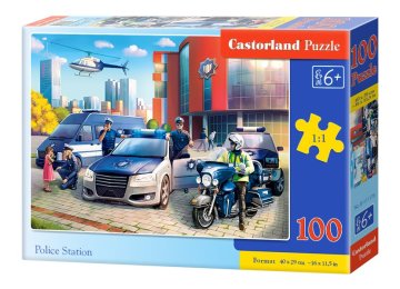 Castorland Puzzle Policijska postaja 100 kosov