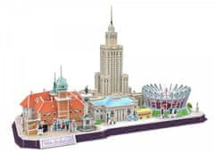 CubicFun 3D sestavljanka CityLine panorama: Varšava 159 kosov