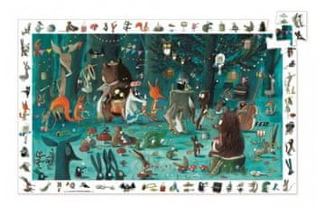 Djeco Puzzle Opazovanje: gozdni orkester 35 kosov