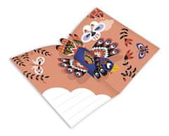 Janod Mini origami razglednica z živalmi