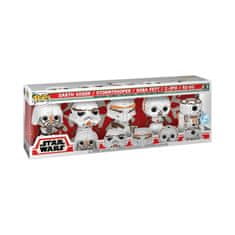 Funko POP Star Wars: Holiday Snowman - Darth Vader, Stormtrooper, Boba Fett, C-3PO, R2-D2 - 5 kosov (ekskluzivna posebna izdaja)