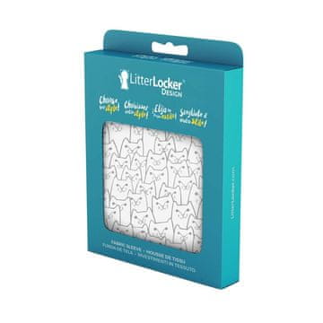 LITTER LOCKER Košarica pokrov Design mačke