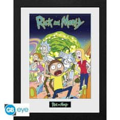 GB eye Rick in Morty Uokvirjeni plakat - Kompilacija