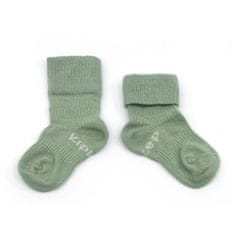 KipKep Otroške nogavice Stay-on-Sock 6-12m 2 para Calming Green