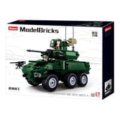 Sluban Model Bricks M38-B0753 Oklepno bojno vozilo 6x6 EBRC Jaguar