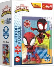 Trefl Display Puzzle Spidey in njegovi neverjetni prijatelji 20 kosov (24 kosov)