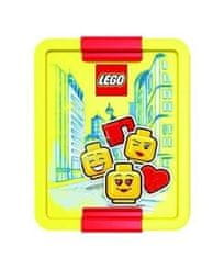 LEGO ICONIC Girl škatla za prigrizke - rumena/rdeča