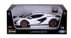 1:18 TOP Lamborghini Sian FKP 37 Bela/črna