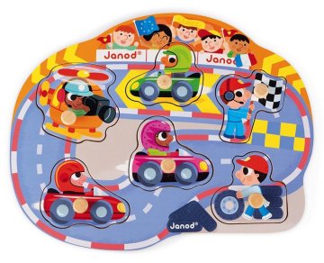 Janod Lesena sestavljanka Race