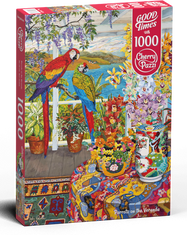 Cherry Pazzi Puzzle Papige na verandi 1000 kosov